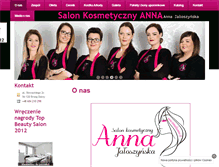 Tablet Screenshot of annaclarena.pl